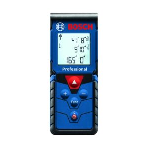 Bosch Blaze Pro GLM165-40 165ft Laser Distance Measure with Color Backlit Display