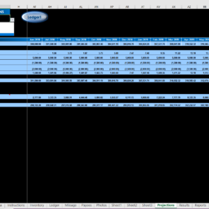 Ledger1 For Home / Students - Excel Based Money Management, Budgeting, Accounting & Retirement Planning Spreadsheet [Download]