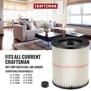 Super air Vacuum Cartridge Filter fits for Craftsman 17816