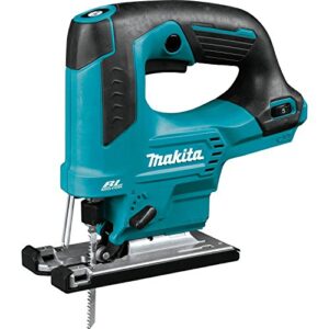 makita vj06z 12v max cxt lithium-ion brushless cordless top handle jig saw, tool only
