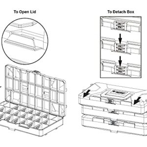 Jackson Palmer 2200 Piece Hardware Assortment Kit with Screws, Nuts, Bolts & Washers (3 Trays)