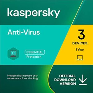 kaspersky anti-virus 2023 | 3 devices | 1 year | pc | online code