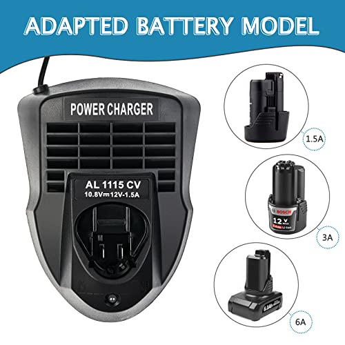 Li-ion Battery Charger BC330 for Bosch 12V BAT411,BAT412A,BC430 BC330 2 607 336 996 10.8V-12V Lithium-ion Batteries AL1115CV Electrical Drill Screwdriver Tools Power Supply Charger