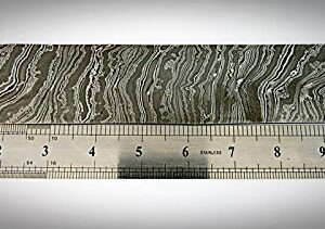 Poshland BLD-49, CUSTOM HANDMADE DAMASCUS STEEL BILLET/BLANK BLADE MAKING BAR (TWIST)