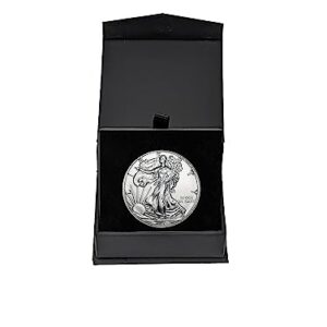 2016 - U.S. Silver Eagle in Plastic Air Tite in Magnet Close Black Gift Box - Gem Brilliant Uncirculated Dollar US Mint Uncirculated