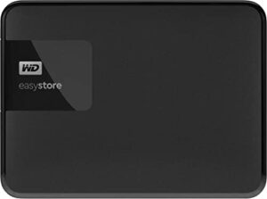 western digital wd wdbkuz0020bbk-wesn easystore 2tb external usb 3.0 portable hard drive - black