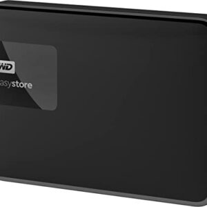 Western Digital WD WDBKUZ0020BBK-WESN Easystore 2TB External USB 3.0 Portable Hard Drive - Black