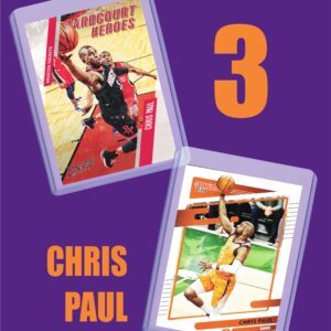 Chris Paul Basketball Cards Assorted (5) Bundle - Oklahoma City Thunder Trading Cards