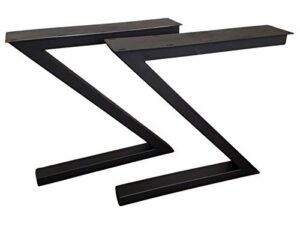 metal table legs, z-shaped style - any size and color