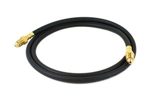 flowmeter hose with 5/8"-18 male connectors - 5 feet long