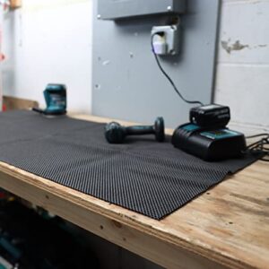 DCT Heavy-Duty Safety Pad Mat, 24in x 48in – Large Non-Slip Liner for Router, Sander, Bathroom Cabinet, Desk Drawer