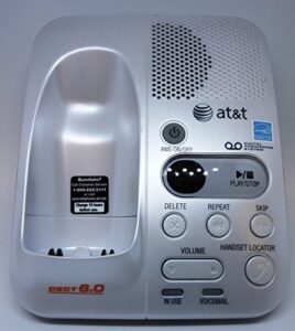 at&t el52209 dect 6.0 white phone answering machine replacement only