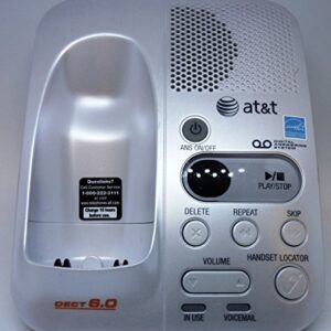 AT&T EL52209 DECT 6.0 White Phone Answering Machine Replacement Only