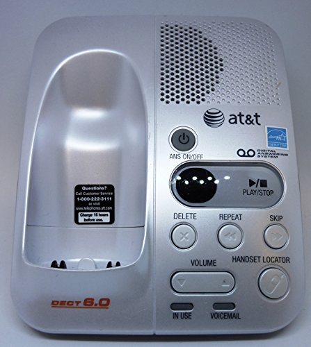 AT&T EL52209 DECT 6.0 White Phone Answering Machine Replacement Only