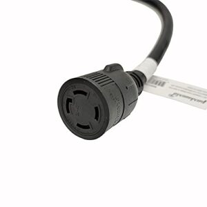 Parkworld 886115 Combiner, Household (2) 5-15 Plug to Generator Twist Lock L14-30 Receptacle Y Adapter Cord