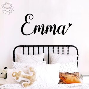 Girls Name wall Decal/Custom name sticker/Personalized Wall Decal/Nursery Baby Name Decal/kids name sticker