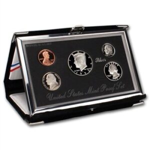 1992 s us mint 5-piece premier silver proof set orig box/coa - seller dcam