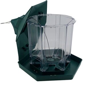 Ogrmar Hanging Gazebo Wild Bird Feeder -Perfect for Garden Decoration and Bird Watching for Bird Lover and Kids (Green)