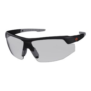 ergodyne - 59083 skullerz skoll anti fog safety glasses-matte black frame, anti-fog indoor/outdoor lens in/outdoor lens