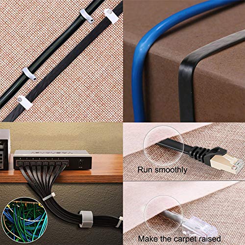 BUSOHE Cat8 Ethernet Cable 1FT 5 Pack Multi Color, Cat-8 Short Flat RJ45 Computer Internet LAN Network Ethernet Patch Cable Cord, 40Gbps 2000MHz Faster Than Cat7/Cat6, for Router,Modem,Xbox - 1-Feet