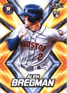 2017 topps fire #126 alex bregman houston astros rookie baseball card