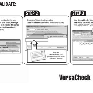 VersaCheck Annual Unlimited Print Validation Code [Online Code]