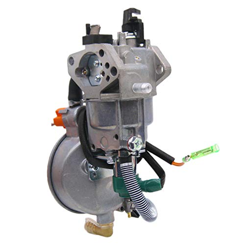 NIMTEK Dual Fuel Carburetor LPG Conversion Kit for Generator 4.5-5.5KW GX390 188F Carburetor