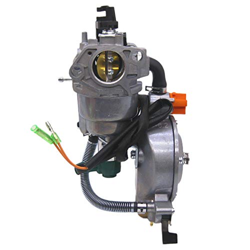 NIMTEK Dual Fuel Carburetor LPG Conversion Kit for Generator 4.5-5.5KW GX390 188F Carburetor