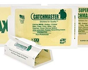 Full Case of 72 Catchmaster Mouse/Spider/Insect/Scorpion Glue Board Sticky Traps Peanut Butter Scent