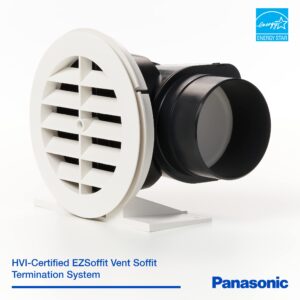 Panasonic FV-0511VQC1 WhisperSense DC Ventilation Fan, 50-80-110 CFM , White