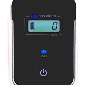 Car, Vehicle, Aircraft Carbon Monoxide CO Detector | Fast Low-Level 9ppm Alarm | Vehicles, Police, Pilots, Travel, Bus, Trucks | Metal Body, Small 2oz |