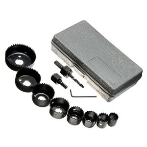 panovos (11pcs) hole saw set, hole saw kit 3/4'' - 2 1/2 "inch for woodworking drills bits set