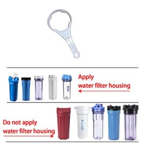 YZM 10" Plastic Filter Housing Wrench, Reverse Osmosis Water Filter Canister Housing Wrench (10" Filter Housing Wrench)