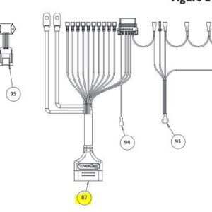 SnowDogg Part # 16161400B - V-Plow VX Control Harness Complete HPU