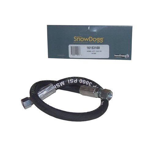 SnowDogg Part # 16153100 - Hydraulic Lift Hose 1/4 x 18