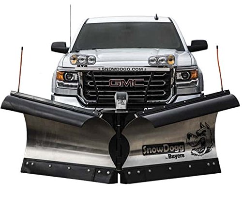 SnowDogg Part # 16120170 - VX85 Formed Poly Snow Deflector Driver Side