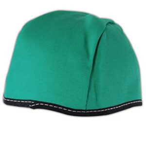 MAGID SparkGuard WC1M Welder's Beanie | 9 oz. Flame Resistant Welder's Beanie - Flame Resistant Cotton, Medium, Green (1 Beanie)