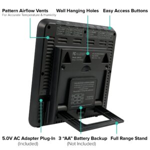 La Crosse Technology S84107-INT Color Forecast Station, Black