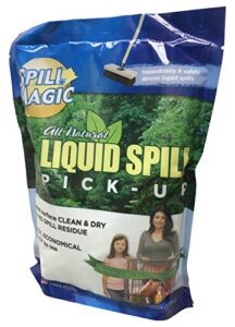 spill magic sm12 liquid spill pick-up absorbent powder, 12 oz. bag