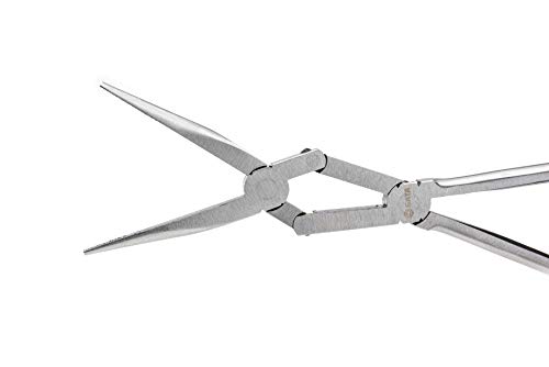 SATA Straight Body Double x-Pliers, with Green Handles & A Long-Nose Design for Access in Tight Spaces - ST70711