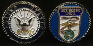uss essex lhd 2 (enlisted) challenge coin