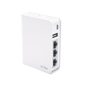 gl.inet gl-ar750 (creta) travel ac vpn router, 300mbps(2.4ghz)+433mbps(5ghz) wi-fi, 128mb ram, microsd storage support, repeater bridge, openwrt/lede pre-installed, power adapter and cables included