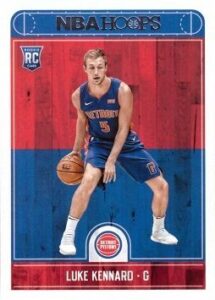 2017-18 panini nba hoops basketball #262 luke kennard rookie card