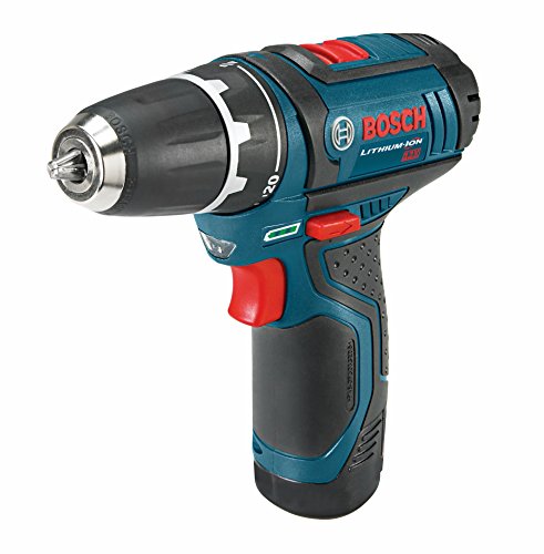 BOSCH Power Tools Combo Kit GXL12V-310B22 - 12V Max 3-Tool Set with 3/8 In. Drill/Driver, Pocket Reciprocating Saw and LED Worklight,Black/Blue