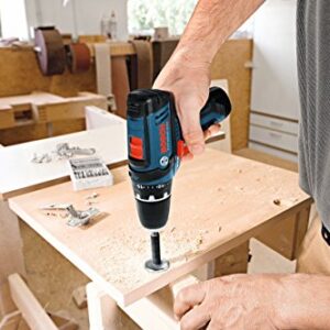 BOSCH Power Tools Combo Kit GXL12V-310B22 - 12V Max 3-Tool Set with 3/8 In. Drill/Driver, Pocket Reciprocating Saw and LED Worklight,Black/Blue