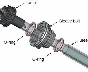 LSE Lighting PUV-8 Equivalent UV Lamp for PUV-Basic/PUV8 Models