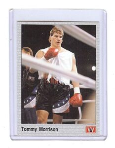 tommy morrison "the duke" rookie card wbo champion rocky v star 1991 boxing card
