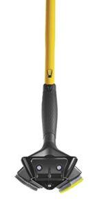 rubbermaid commercial products maximizer 3-in-1 replaceable scraper, black (2018787)