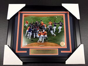 2017 houston astros world series champions team framed photo #2 8x10 celebration