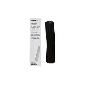 large binchotan charcoal from kishu, japan - water purifying stick for great-tasting water, 1 stick - filters 1-2 gallons of water